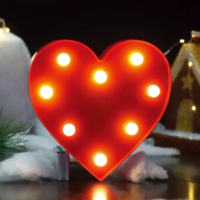 استند چراغدار قلب آباژور پلکسی باطری خور
